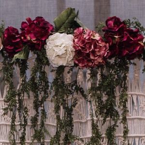 6ft long Greenary floral arrangement